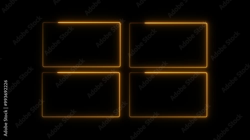 Aufkleber loop abstract seamless background spectrum looped animation fluorescent ultraviolet light 4k glowing