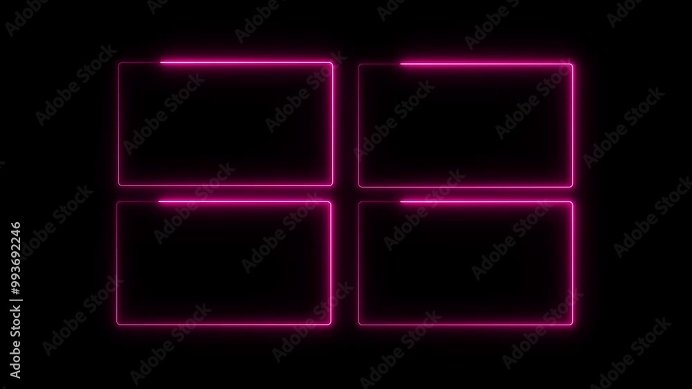 Poster loop abstract seamless background spectrum looped animation fluorescent ultraviolet light 4k glowing