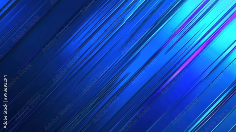 Poster abstract blue background with diagonal lines and gradients, suitable for digital design.