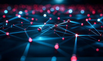 Futuristic Stock Market Chart with Glowing Data or Dynamic Financial Timeline for graphic background