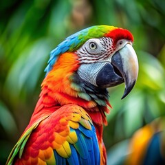 Fototapeta premium Parrot: Colorful Companions of the Skies