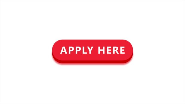 Apply here button click animation 4k green screen background, apply Pointer click