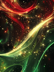 Obraz premium Christmas and New Year-themed graphic background