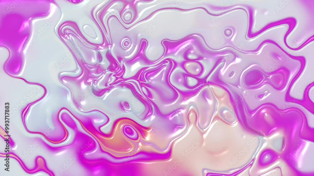 Aufkleber gradient color purple curve waves background abstract motion background.