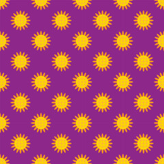 simple flowers seamless pattern design for decorating, wallpaper, wrapping paper, fabric, backdrop and etc.