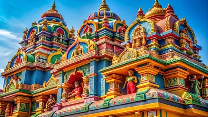 Obraz premium Vibrant Symbols of Hindutva Faith Representing Cultural Heritage and Spirituality in India