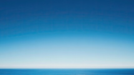 Obraz premium Crystal clear sky with no clouds in sight, pure blue stretching out infinitely