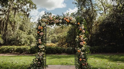 Personalized Backdrop Signage for Stunning Wedding Arch
