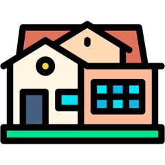 Vector Icon House, Home, Architecture, Building, Living