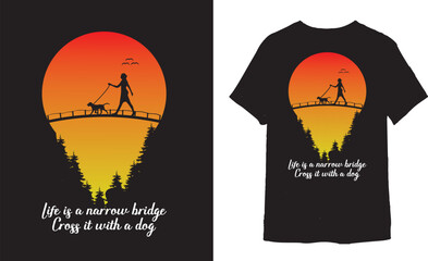 Print t-shirt design. 