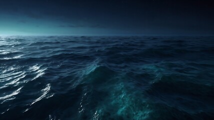 Fototapeta premium ocean surface night time shot