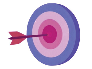 Target icon in flat style 