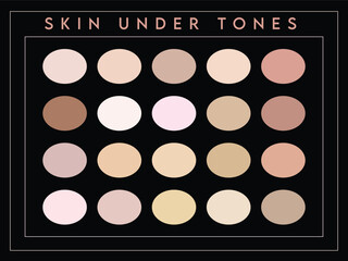 UNDER SKIN TONE PALETTE 
