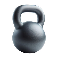 Kettlebell weights isolated on transparent background