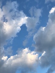 blue cloudy sky
