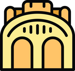 This illustration is perfect for projects about ancient roman architecture, history, and culture, evoking the grandeur of the roman empire