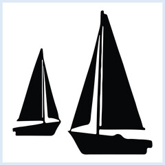 Sailboat silhouette