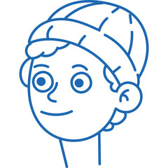 Hand Drawn Avatar Face