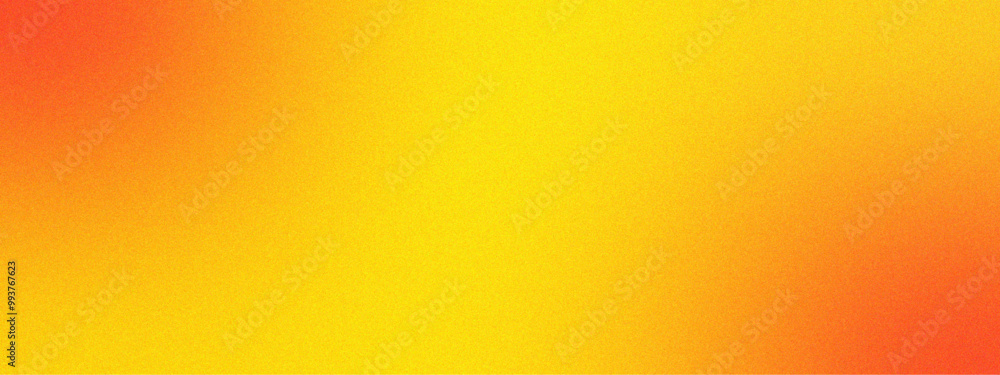 Poster bright light orange gradient blurred background poster. ombre gradient. yellow atoll color. noise gr