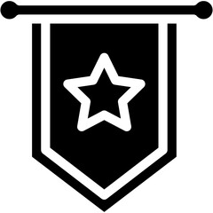 Obraz premium Flag, Faculty, College, University, School, Pennant Icon