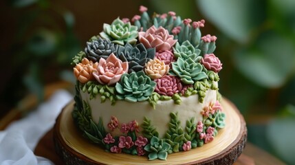 Succulent Cake.