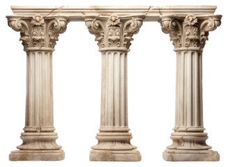 Obraz premium PNG Ancient ruin architecture column building.