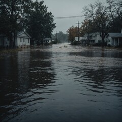 Heavy rains cause major flooding in city with roads turned into rivers and homes affected