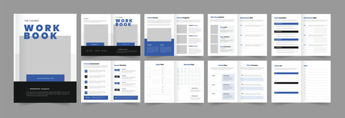 the course workbook layout creative workbook design