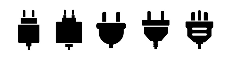 Obraz premium Plug icon. Electric Plug icon