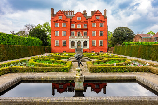 Kew palace in botanical gardens, London, UK