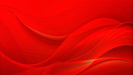 Obraz premium Abstract Red waves geometric background. Abstract Modern background design. gradient color. Fluid shapes composition. Fit for presentation design. website, banners, wallpapers, brochures, posters