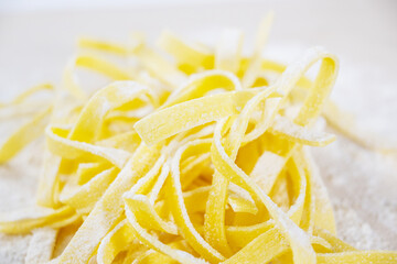 tagliatelle with flour