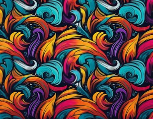 Fototapeta premium fond abstrait coloré, background nuage des couleurs en ia générative
