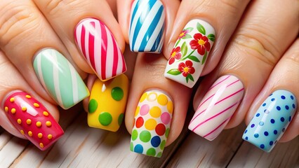 Adorable and Simple Nail Art Patterns for Stylish DIY Manicures and Creative Nail Designs
