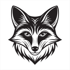 fox silhouette vector 