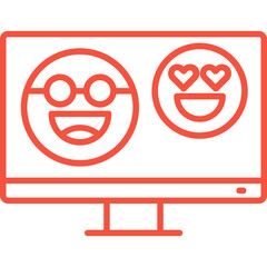 Reaction Vector Icon