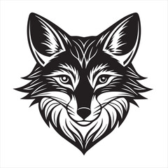 fox silhouette vector 