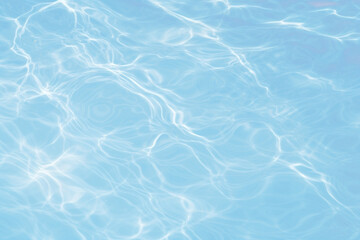 Obraz premium Vibrant rippling blue texture png water overlay effect, transparent background