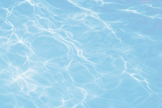 Vibrant rippling blue  texture png water overlay effect, transparent background