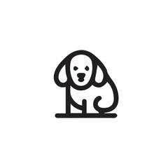 Simple of Animal silhouette Vector Line Icons