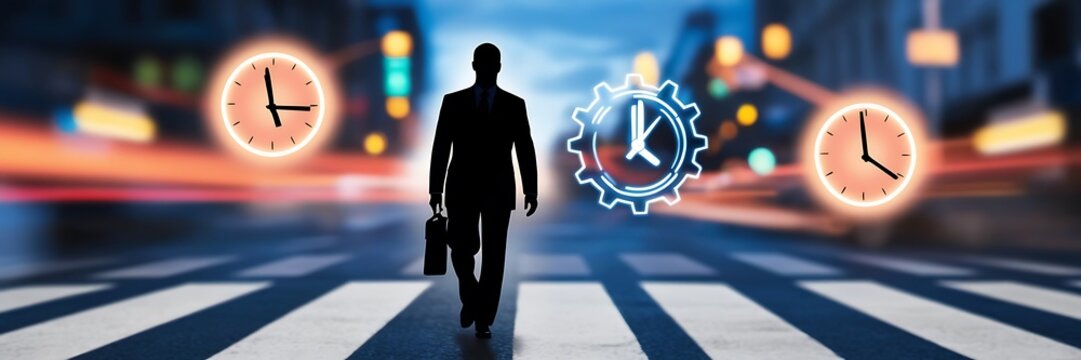 Businessman Strategizing: Time Management and Project Planning in a Fast-Paced Internet Technology Landscape