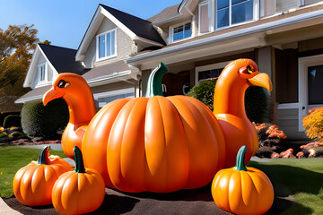 halloween pumpkin and pumpkins