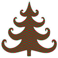 Obraz premium Christmas tree clipart, christmas clipart for to use in christmas holiday, christmas decoration, christmas card, event christmas, silhouette happy merry christmas, banners, site, apps.