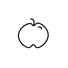 fruit line icon