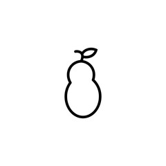 fruit line icon