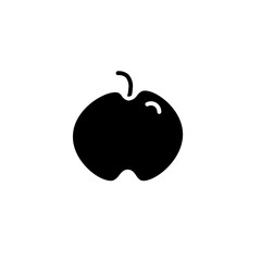 fruit glyph icon
