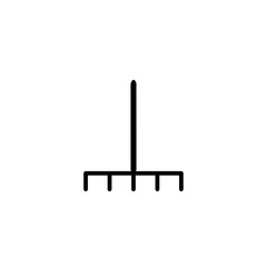 fork glyph icon