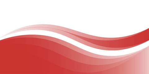 Vector red line background curve element with white space for text and message design, overlapping layers, vector