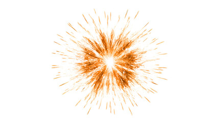 Obraz premium sparkler on fire with transparent background, PNG file