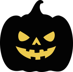 Fototapeta premium jack o lantern Halloween illustration 